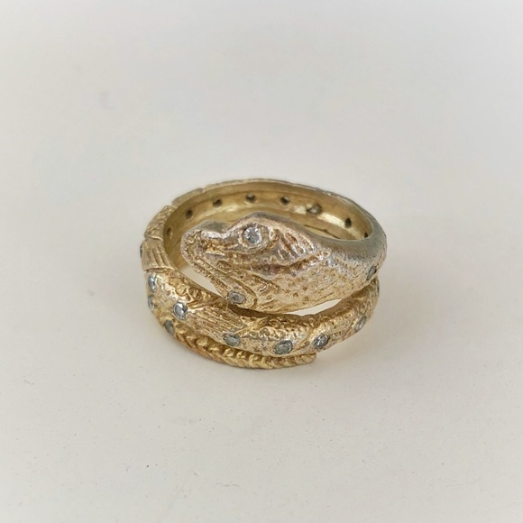 Gold Snake Ring - Picture 5 of 5